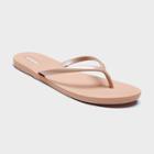 Women's Shoreline Flip Flop Sandals - Okabashi Pearl Blush
