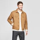 Men's Canvas Trucker Adaptive Bomber Jacket - Goodfellow & Co Tan