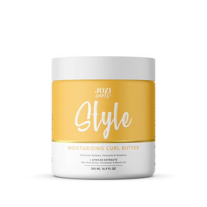 Jozi Curls Curl Enhancing Moisturizing Curl Butter With Raw Shea Butter & Honeybush & Marula Oil