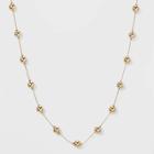 Brass Beaded Necklace - A New Day Gold