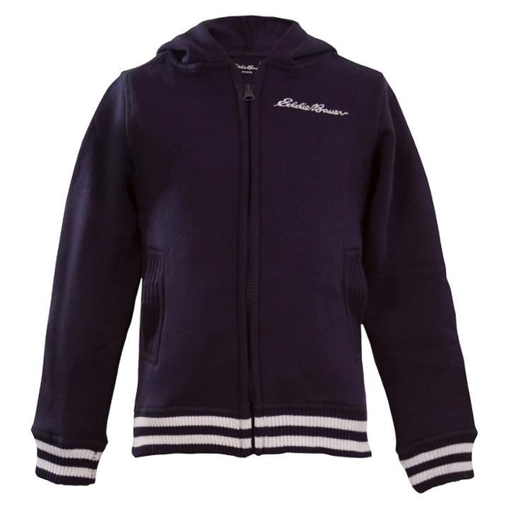 Eddie Bauer Girls' Fleece Zip-up Hoody 6x - Navy, Blue