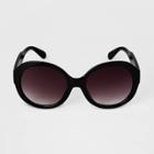 Women's Oversized Round Sunglasses - A New Day Black