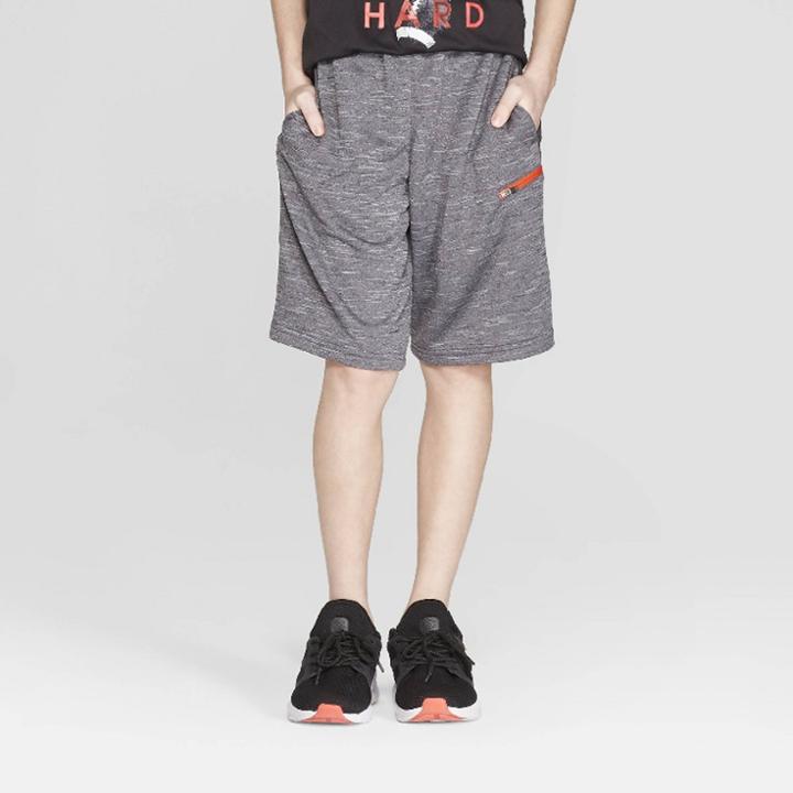 Boys' Spring Fleece Shorts - C9 Champion Charcoal Black