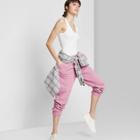 Women's High-rise Vintage Jogger Sweatpants - Wild Fable Plum Xs, Women's, Purple