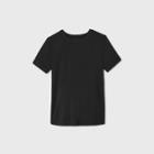 Maternity Short Sleeve Roll Cuff T-shirt - Isabel Maternity By Ingrid & Isabel Black