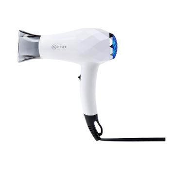Instyler Blu Mini Hair Dryer, White
