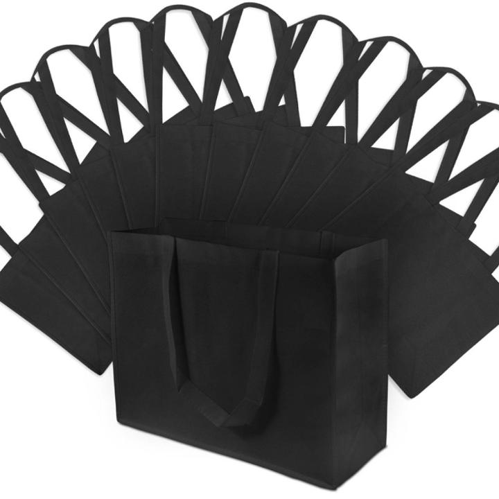 Prime Line Packaging 12pc Gift Bags Black, Gift Bags