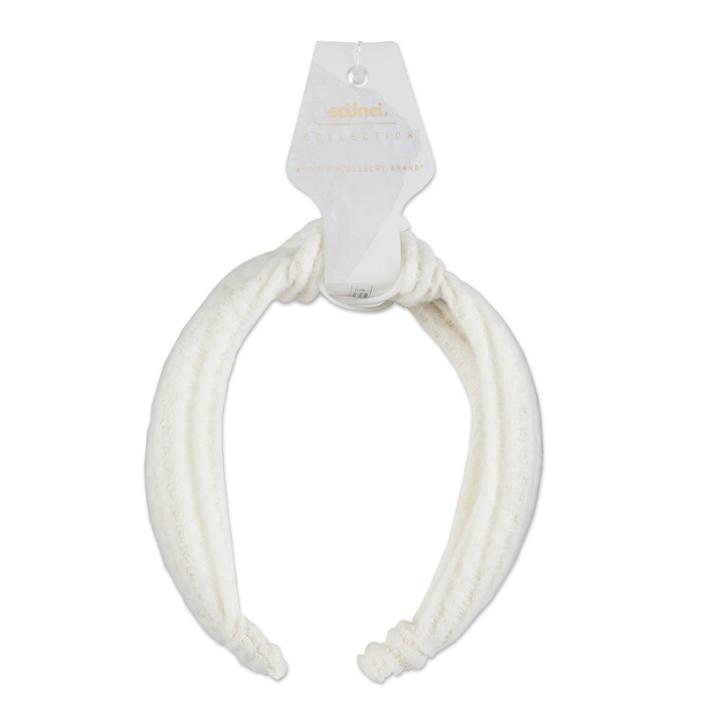 Scunci Collection Knit Textured Headband - Cream