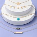 More Than Magic Girls' 5pk Star With Evil Eye Pedant Necklace Set - More Than