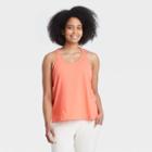 Women's Skinny Racerback Tank Top - All In Motion Coral