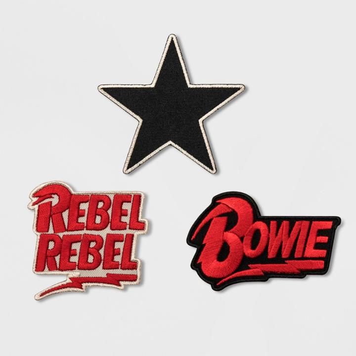 Junk Food David Bowie Badges, Kids Unisex,