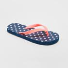 Girls' Mari Flip Flop Sandals - Cat & Jack Navy (blue)