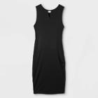 Sleeveless Rib Tank Maternity Dress - Isabel Maternity By Ingrid & Isabel Black
