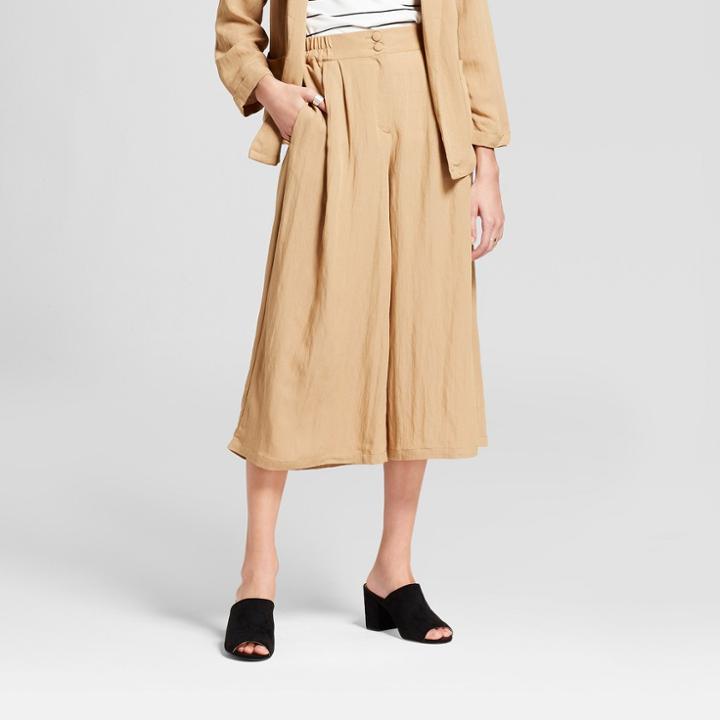Women's Wide Leg Trouser - Mossimo Khaki