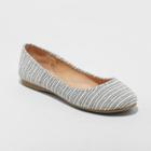 Women's Alisa Wide Width Closed Toe Ballet Flats - Universal Thread Blue 8.5w,