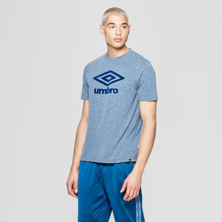 Umbro Men's Logo T-shirt - Poseidon Blue