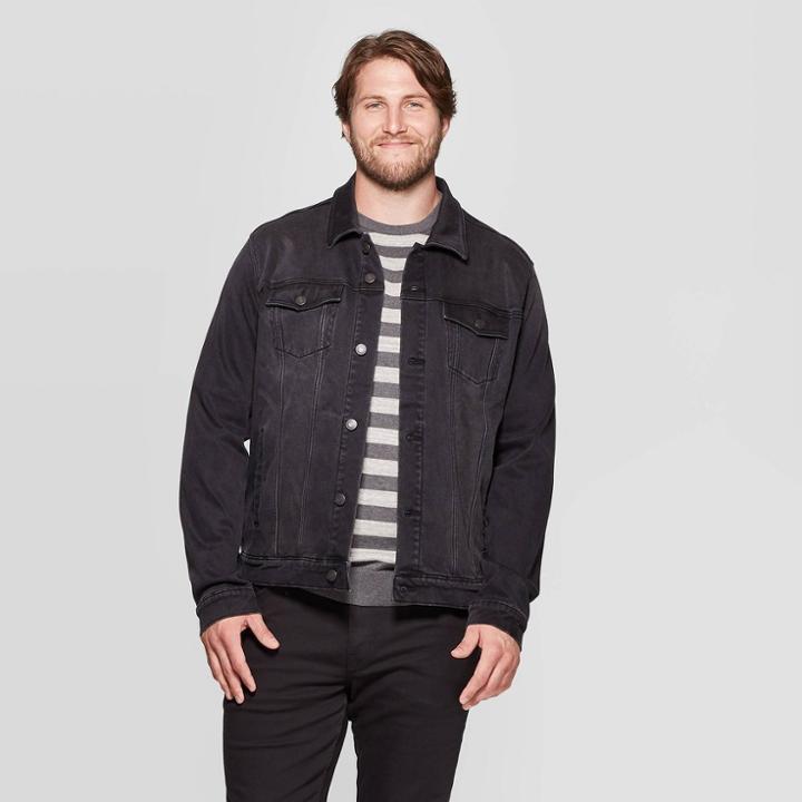 Men's Big & Tall Winter Trucker Jacket - Goodfellow & Co Gray