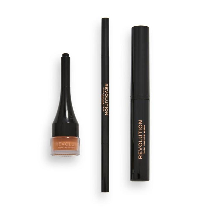 Makeup Revolution Ultra Brow Builder Kit - Medium Brown