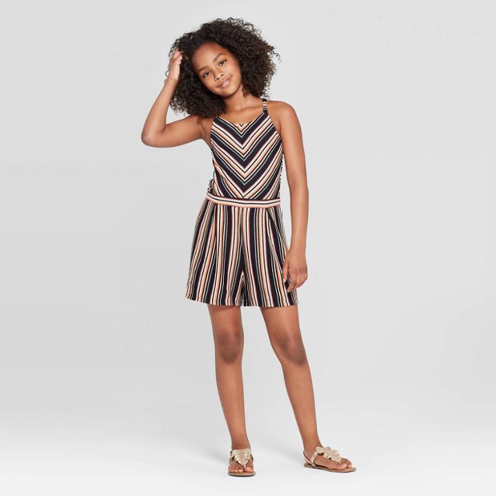 Target Girls' Tank Romper - Art Class Xs,