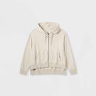 Men's Big & Tall Adaptive Ultra Soft Fleece Hoodie - Goodfellow & Co Beige