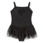 Danz N Motion By Danshuz Danz N Motion Girls' Heart Activewear Leotard Dress - Black