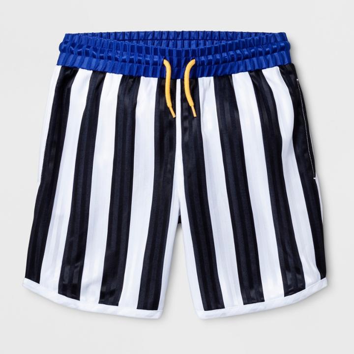 Boys' Stripe Pull-on Shorts - Art Class Black