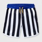 Boys' Stripe Pull-on Shorts - Art Class Black