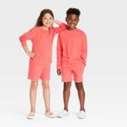 Kids' Long Sleeve T-shirt - Cat & Jack Coral