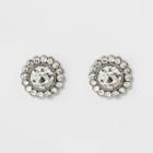 Pave Flower Stud Earrings - A New Day