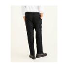Dockers Men's Tall Classic Fit Straight Trousers - Black