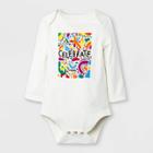 Baby Celebrate Long Sleeve Bodysuit - Cat & Jack Off-white Newborn