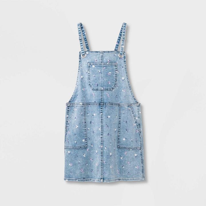 Girls' Floral Jeans Skirt - Cat & Jack