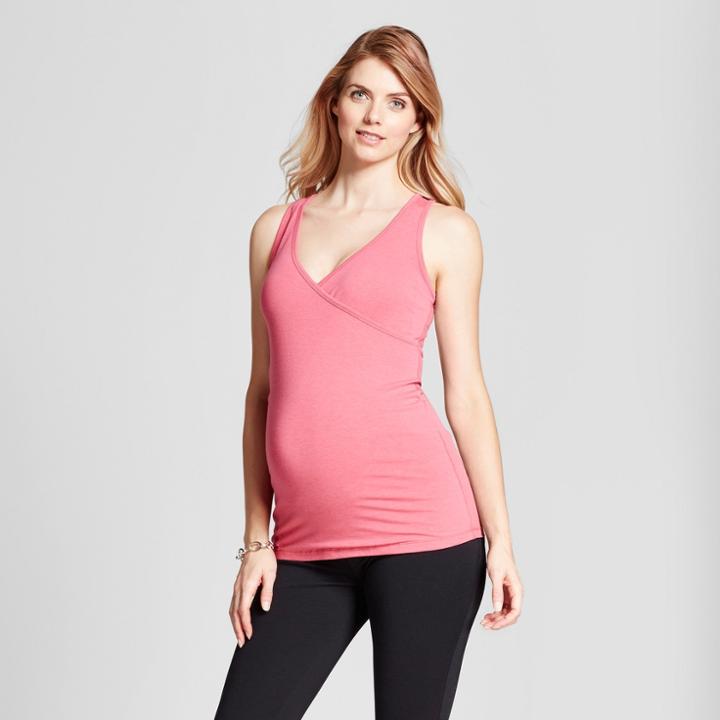 Maternity Cross-panel Nursing Tank - Isabel Maternity By Ingrid & Isabel Rose Beacon Xxl, Infant Girl's