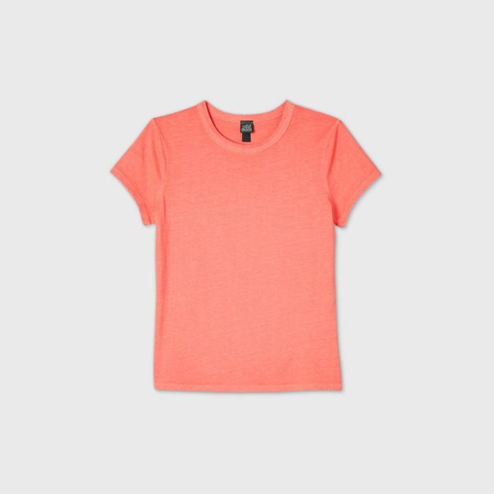 Women's Short Sleeve T-shirt - Wild Fable Orange