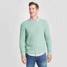 Men's Standard Fit Light Weight Crew Neck Sweater - Goodfellow & Co Green S, Men's,