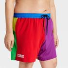 Humankind X Target Pride Adult Plus Size Humankind Colorblock Swim Trunks - 3x, One Color