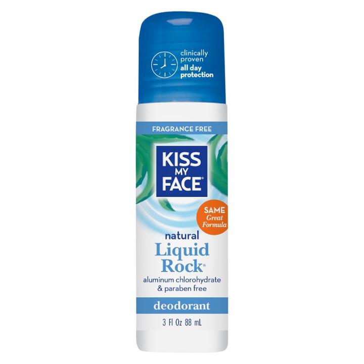 Kiss My Face Liquid Rock Rollon Deodorant Fragrance Free