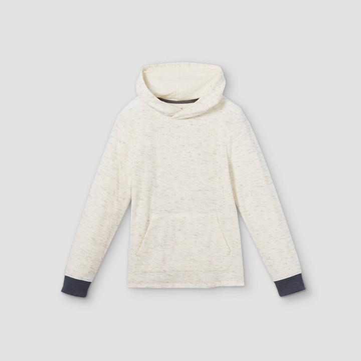 Boys' Hooded Sweatshirt - Cat & Jack Cream Heather