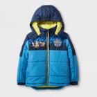 Nickelodeon Boys' Paw Patrol Puffer Jacket - Blue