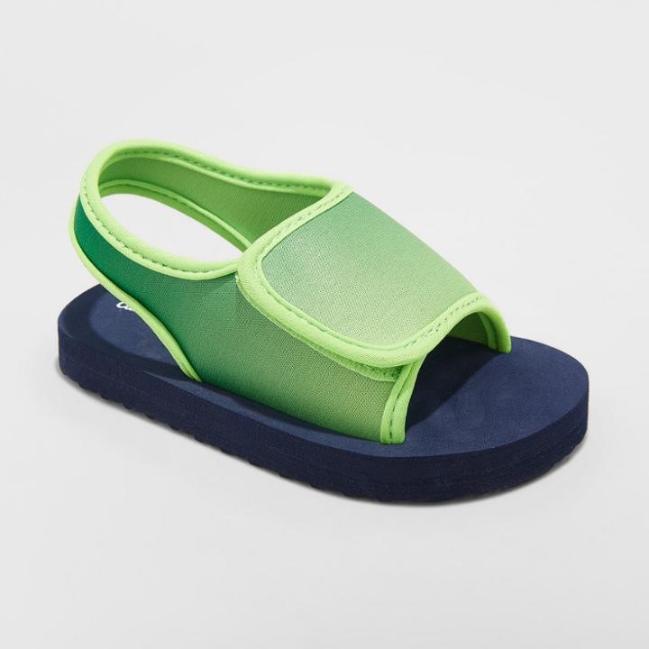 Toddler Boys' Lambert Slip On Sneakers - Cat & Jack Green