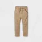 Toddler Boys' Woven Jogger Chino Pull-on Pants - Cat & Jack Tan