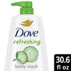Dove Beauty Refreshing Body Wash Pump - Cucumber & Green Tea
