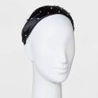 Wide Crystal Headband - A New Day Black
