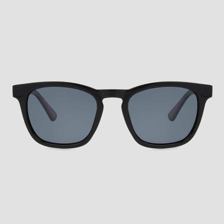 No Brand Women's Polarized Surf Plastic Sunglasses - Black, Women's, Size: Small, Black/blue