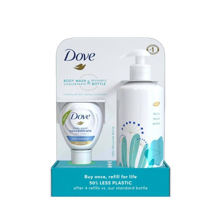 Dove Beauty Concentrate Starter Kit - Daily Moisture Body Wash