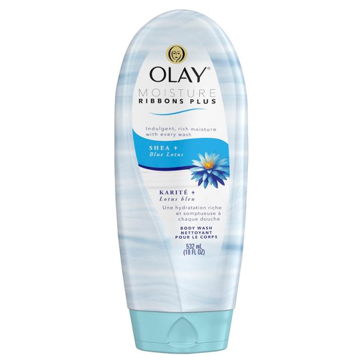 Olay Moisture Ribbons Plus Shea + Blue Lotus Body Wash
