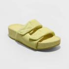 Women's Remi Platform Slide Sandals - A New Day Yellow