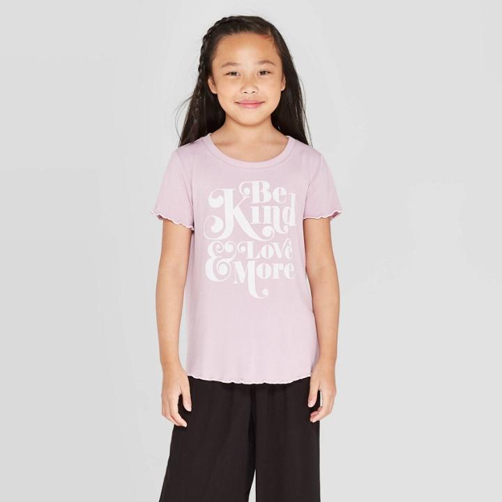 Girls' Short Sleeve T-shirt - Art Class Pink