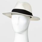 Men's Panama Paper Straw Hat - Goodfellow & Co White M/l, Men's, Size: