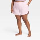 Women's Soft Stretch Shorts 3.5 - All In Motion Light Pink